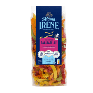 Mama Irene Pasta – Χειροποίητες ταλιατέλες με φρέσκα λαχανικά, βιταμίνες & σίδηρο 400g.