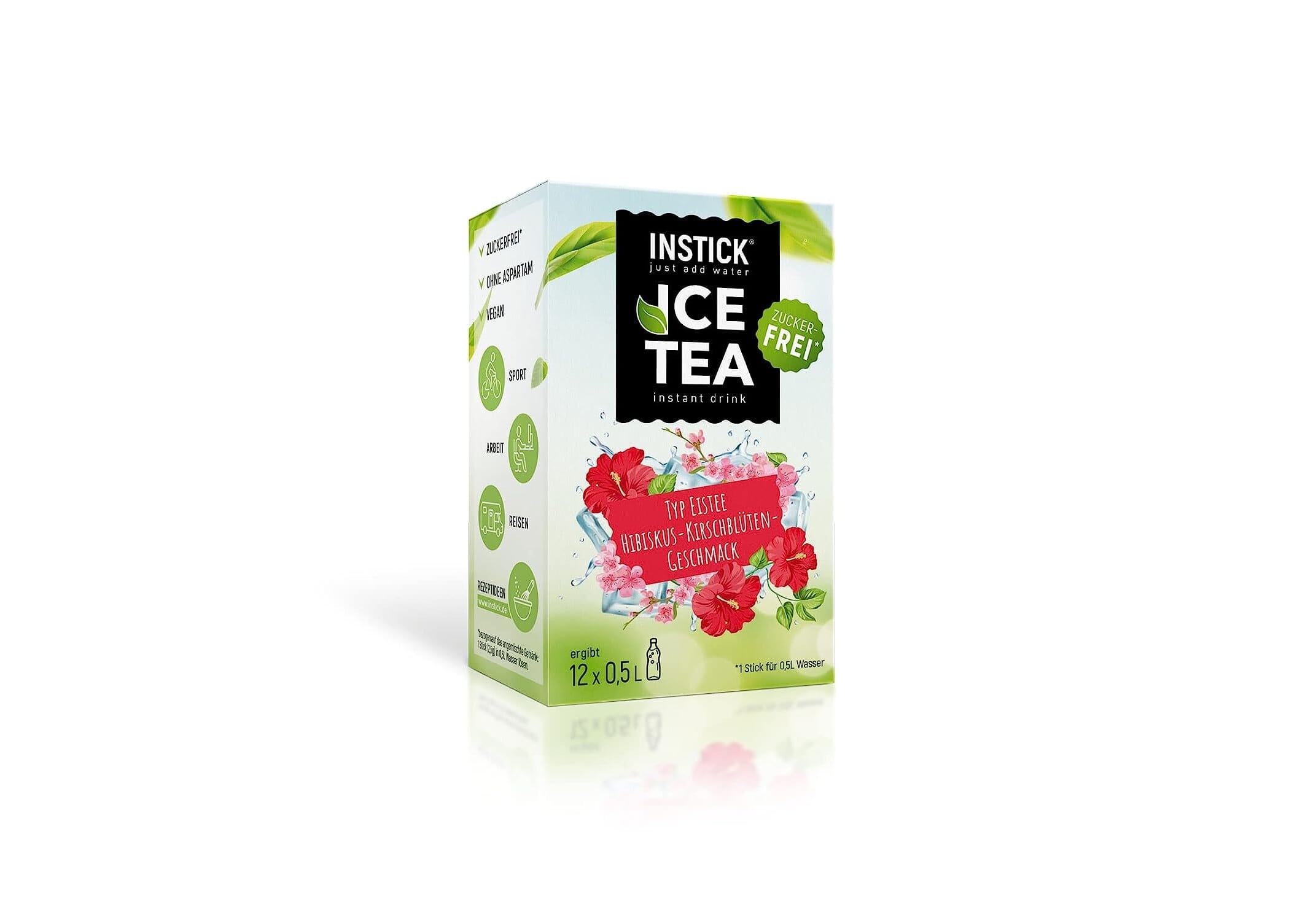 INSTICK ΡΟΦΗΜΑ ICE TEA ΙΒΙΣΚΟΣ ΑΝΘΗ ΚΕΡΑΣΙΑΣ