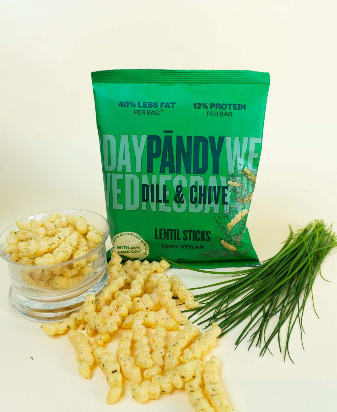 Pandy πρωτεϊνικά sticks φακής Dill and Chive 50gr