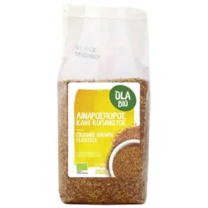 Λιναρόσπορος καφέ κοπανιστος Bio 350gr