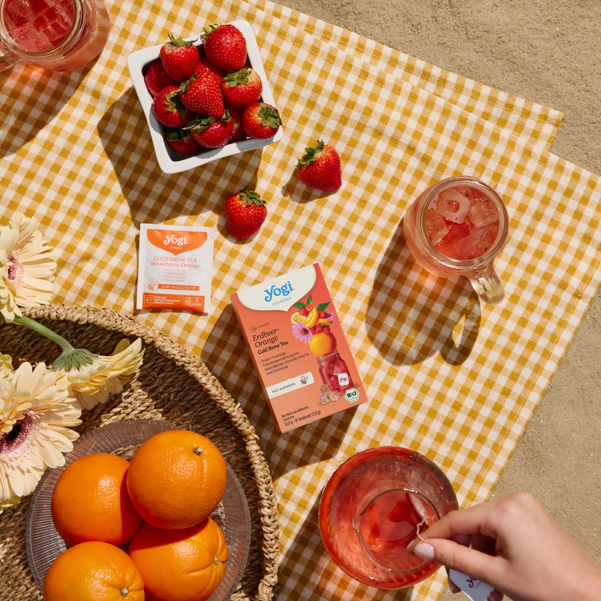 YOGI COLD BREW STRAWBERRY-ORANGE ΒΙΟ 30g