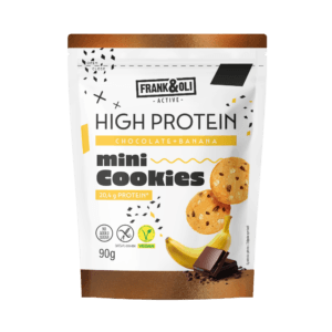 Frank and Oli Mini Cookies High Protein Vegan Banana and Chocolate 90g