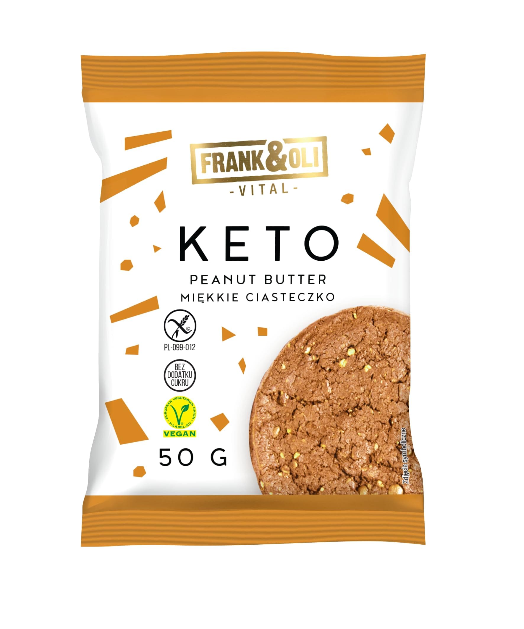 Frank and Oli Keto Soft Cookie Peanut Butter 50g