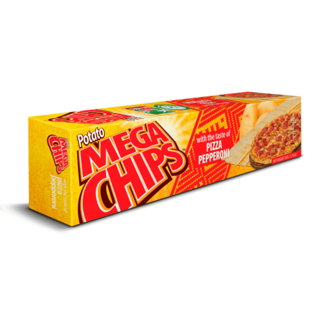 Mega Potato Chips with Pizza Pepperoni Taste 50g