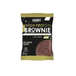 Frank and Oli High Protein Soft Cookie Brownie Chocolate and Cashew Nuts 50g