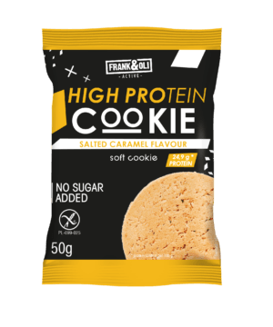 Frank and Oli High Protein Soft Cookie Salted Caramel Flavour 50g