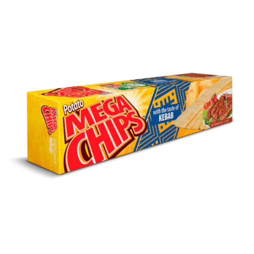 Mega Potato Chips with Kebab Taste 50g