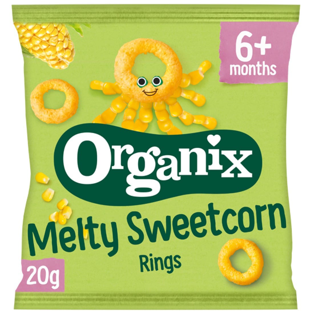 Δαχτυλίδια Καλαμποκιού 'Melty Sweetcorn Rings' +6μ (20γρ)