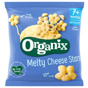 Σνακ Καλαμποκιού με Τυρί "Melty Cheese Stars" +7μ (20γρ)