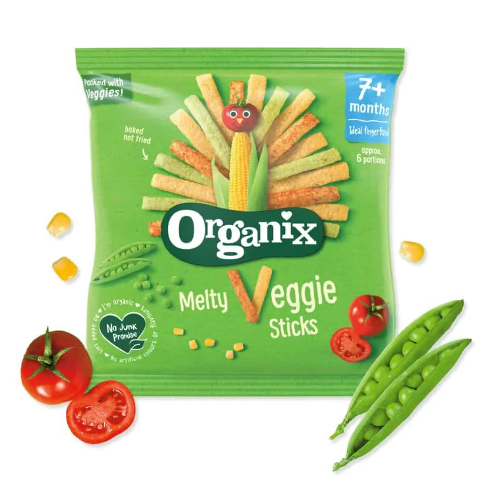 Στικς Καλαμποκιού με Λαχανικά 'Melty Veggie' +7μ (15γρ)