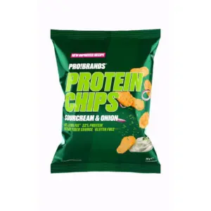 Pro!Brands πρωτεϊνικά τσιπς Sourcream and Onion 50gr