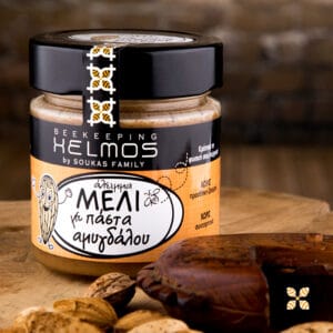 Άλειμμα μέλι με πάστα αμυγδάλου 300gr