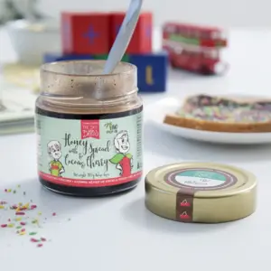 Άλειμμα μελιού με κακάο και κεράσι 300gr – The Bee Bros