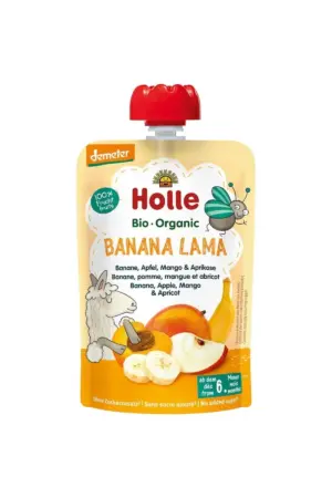 Βιολογικός Παιδικός Πουρές Φρούτων Banana Lama 100gr