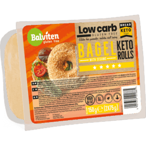 Ψωμάκια Bagel με Σουσάμι Keto χωρίς γλουτένη 2x75gr