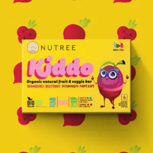 NUTREE Kiddo Cranberry Beetroot ΒΙΟ 30gr - 4x30g
