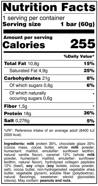 BarPro Toffee Caramel 60gr