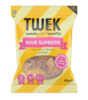 Ξινά Ζελεδάκια Sour Supreme Χωρίς Ζάχαρη και Γλουτένη 80gr