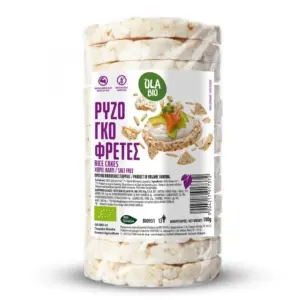 Ρυζογκοφρέτες Χωρίς Αλάτι 100gr