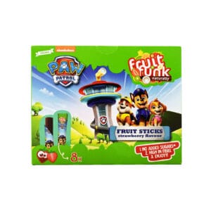 Paw Patrol Fruit Sticks με γεύση Φράουλα (8×10gr)