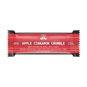 Apple Cinnamon Crumble Raw Μπάρα Πρωτεΐνης 20% 60gr
