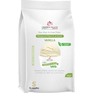 Μείγμα Παγωτού Βανίλια Χωρίς Ζάχαρη 500gr