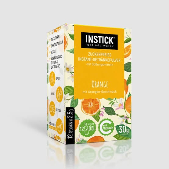 INSTICK ΡΟΦΗΜΑ ΠΟΡΤΟΚΑΛΙ (12 x σακουλακι 2,5g)
