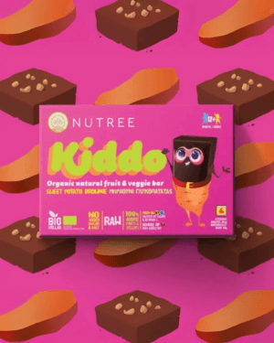 NUTREE Kiddo Βιολογικές Παιδικές Μπάρες Sweet Potato Brownie