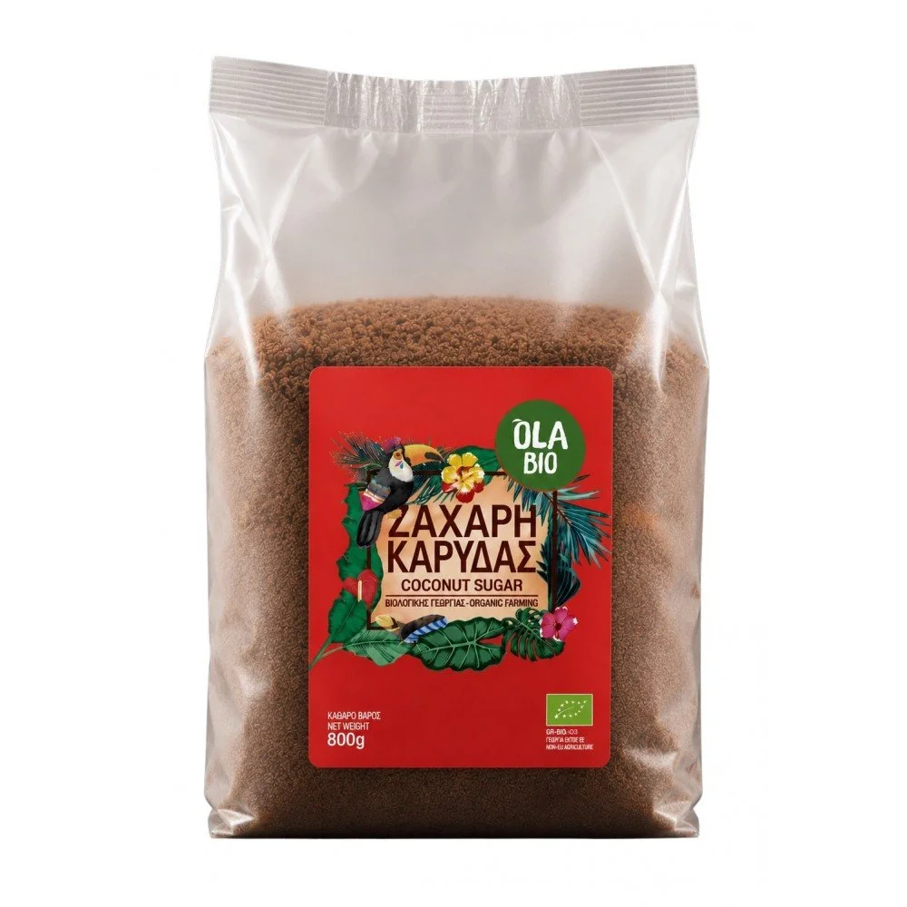 Βιολογική Ζάχαρη Καρύδας 800gr