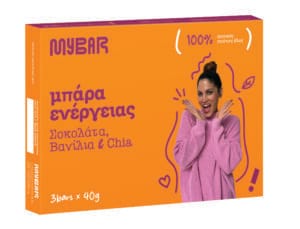 Μπάρα Ενέργειας Σοκολάτα και Σπόροι Chia 120gr (3x40gr)