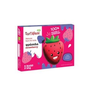 MY BAR Kids Strawberry Μπάρες Φράουλας 125gr (5x25gr)