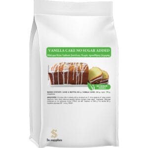 Μείγμα για Κέικ Βανίλια Χωρίς Ζάχαρη 500gr