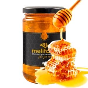 Μέλι Ανθέων με Κηρήθρα 400gr