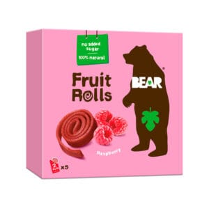 Bear Fruit Rolls Raspberry (5 x 20gr)