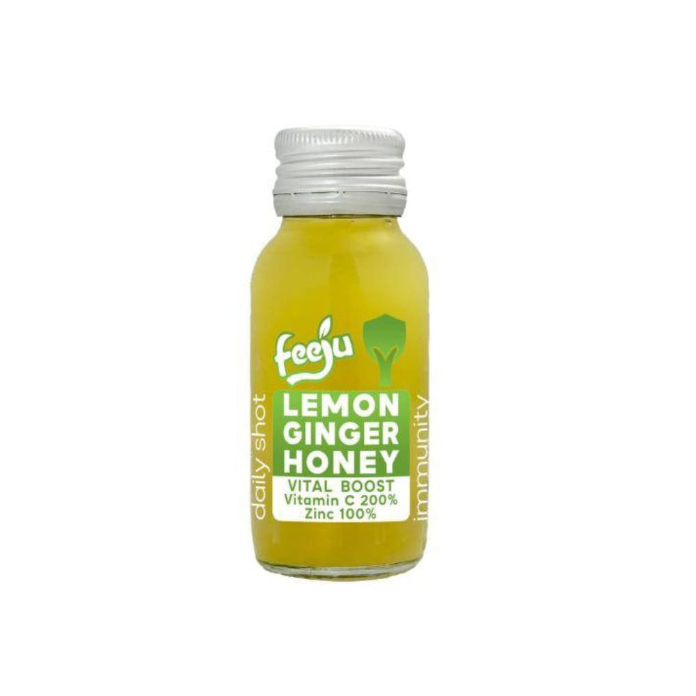 Ginger Shot Lemon, Ginger, Honey - Vit. C and Zinc 60ml