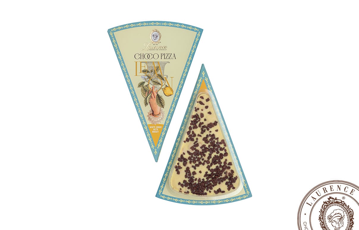 Choco Pizza Λευκή Σοκολάτα με Άρωμα Λεμόνι 80gr