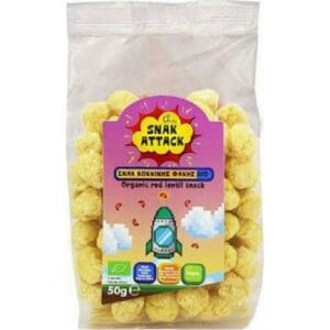 Βιολογικό Σνακ Κόκκινης Φακής "Snack Attack" 50gr